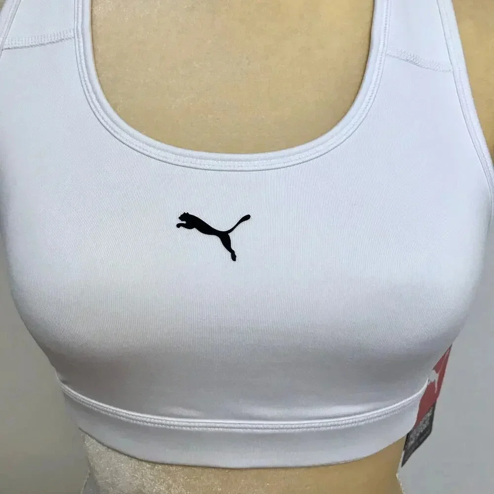 Puma NWT White Sports Bra Women S